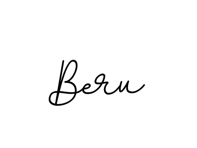 You should practise on your own different ways (BallpointsItalic-DORy9) to write your name (Beru) in signature. don't let someone else do it for you. Beru signature style 11 images and pictures png
