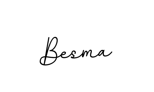Design your own signature with our free online signature maker. With this signature software, you can create a handwritten (BallpointsItalic-DORy9) signature for name Besma. Besma signature style 11 images and pictures png