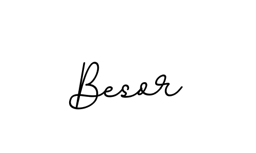 Create a beautiful signature design for name Besor. With this signature (BallpointsItalic-DORy9) fonts, you can make a handwritten signature for free. Besor signature style 11 images and pictures png