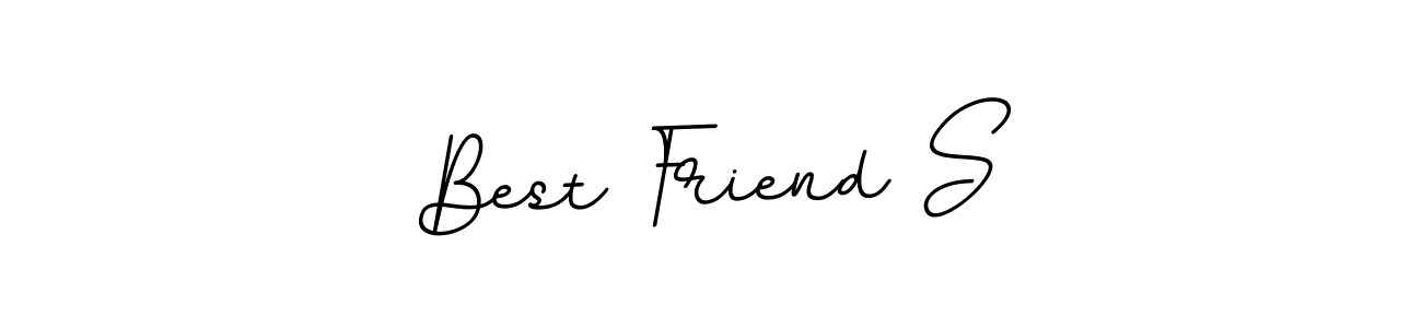 How to make Best Friend S name signature. Use BallpointsItalic-DORy9 style for creating short signs online. This is the latest handwritten sign. Best Friend S signature style 11 images and pictures png