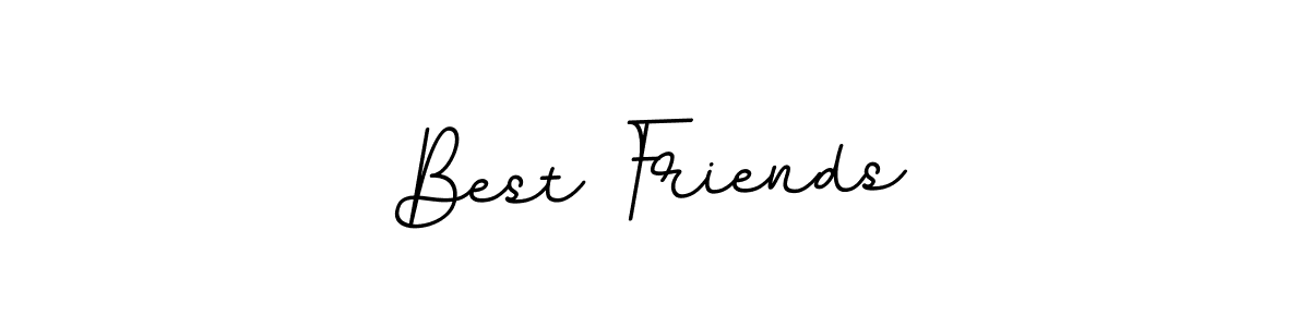 Create a beautiful signature design for name Best Friends. With this signature (BallpointsItalic-DORy9) fonts, you can make a handwritten signature for free. Best Friends signature style 11 images and pictures png