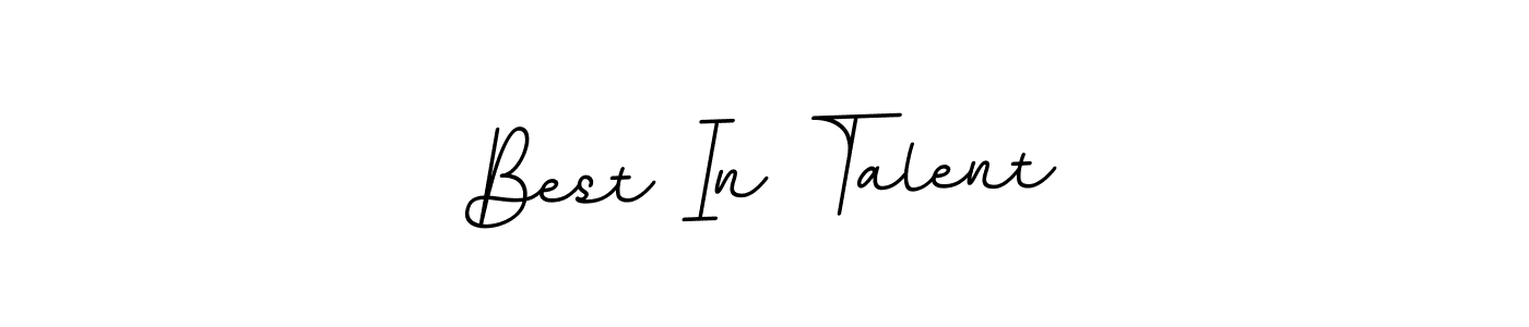 Design your own signature with our free online signature maker. With this signature software, you can create a handwritten (BallpointsItalic-DORy9) signature for name Best In Talent. Best In Talent signature style 11 images and pictures png