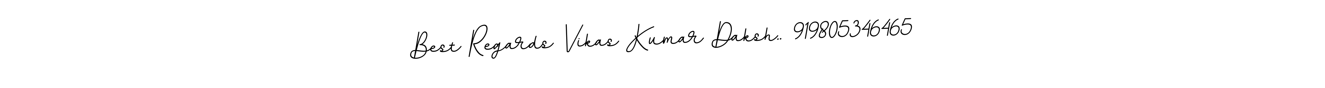 Design your own signature with our free online signature maker. With this signature software, you can create a handwritten (BallpointsItalic-DORy9) signature for name Best Regards Vikas Kumar Daksh.. 919805346465. Best Regards Vikas Kumar Daksh.. 919805346465 signature style 11 images and pictures png