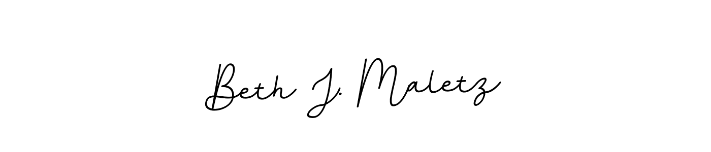 Make a beautiful signature design for name Beth J. Maletz. Use this online signature maker to create a handwritten signature for free. Beth J. Maletz signature style 11 images and pictures png