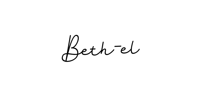 How to make Beth-el name signature. Use BallpointsItalic-DORy9 style for creating short signs online. This is the latest handwritten sign. Beth-el signature style 11 images and pictures png