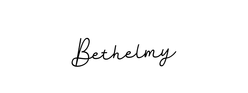 Use a signature maker to create a handwritten signature online. With this signature software, you can design (BallpointsItalic-DORy9) your own signature for name Bethelmy. Bethelmy signature style 11 images and pictures png