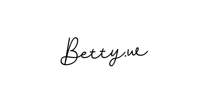 Best and Professional Signature Style for Betty.w. BallpointsItalic-DORy9 Best Signature Style Collection. Betty.w signature style 11 images and pictures png