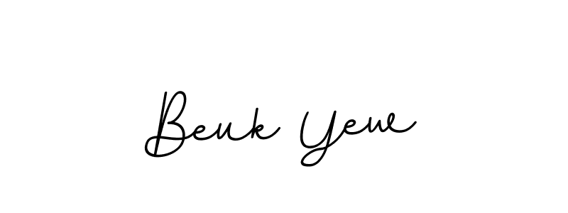 BallpointsItalic-DORy9 is a professional signature style that is perfect for those who want to add a touch of class to their signature. It is also a great choice for those who want to make their signature more unique. Get Beuk Yew name to fancy signature for free. Beuk Yew signature style 11 images and pictures png