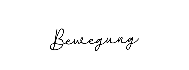 Make a beautiful signature design for name Bewegung. With this signature (BallpointsItalic-DORy9) style, you can create a handwritten signature for free. Bewegung signature style 11 images and pictures png