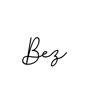 Use a signature maker to create a handwritten signature online. With this signature software, you can design (BallpointsItalic-DORy9) your own signature for name Bez. Bez signature style 11 images and pictures png