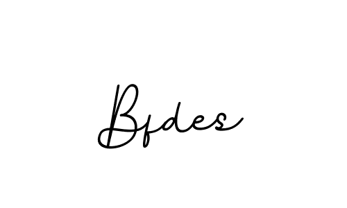 Make a beautiful signature design for name Bfdes. With this signature (BallpointsItalic-DORy9) style, you can create a handwritten signature for free. Bfdes signature style 11 images and pictures png