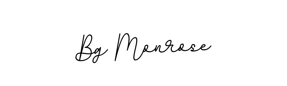 It looks lik you need a new signature style for name Bg Monrose. Design unique handwritten (BallpointsItalic-DORy9) signature with our free signature maker in just a few clicks. Bg Monrose signature style 11 images and pictures png