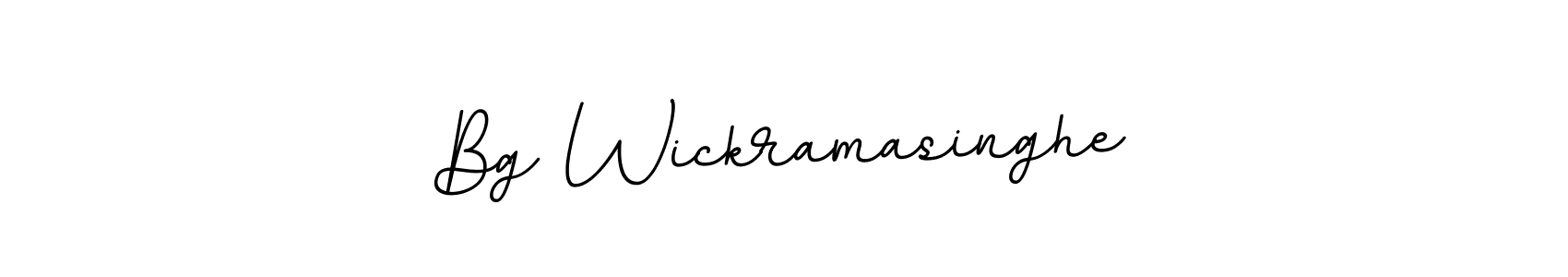 Also You can easily find your signature by using the search form. We will create Bg Wickramasinghe name handwritten signature images for you free of cost using BallpointsItalic-DORy9 sign style. Bg Wickramasinghe signature style 11 images and pictures png