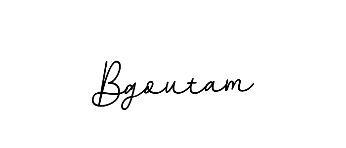 Use a signature maker to create a handwritten signature online. With this signature software, you can design (BallpointsItalic-DORy9) your own signature for name Bgoutam. Bgoutam signature style 11 images and pictures png