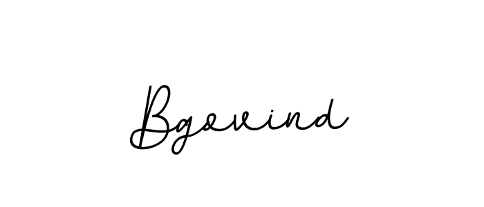 Make a beautiful signature design for name Bgovind. With this signature (BallpointsItalic-DORy9) style, you can create a handwritten signature for free. Bgovind signature style 11 images and pictures png