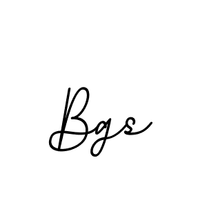 You should practise on your own different ways (BallpointsItalic-DORy9) to write your name (Bgs) in signature. don't let someone else do it for you. Bgs signature style 11 images and pictures png