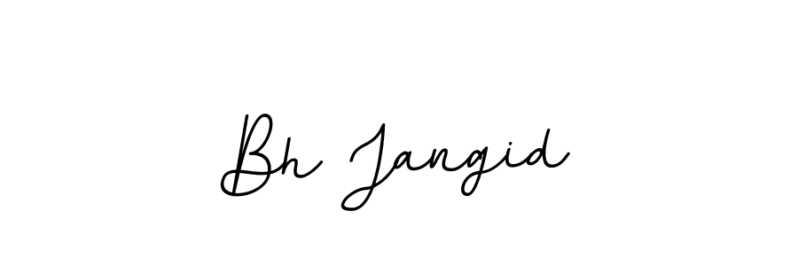 Bh Jangid stylish signature style. Best Handwritten Sign (BallpointsItalic-DORy9) for my name. Handwritten Signature Collection Ideas for my name Bh Jangid. Bh Jangid signature style 11 images and pictures png