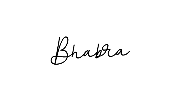 Make a beautiful signature design for name Bhabra. With this signature (BallpointsItalic-DORy9) style, you can create a handwritten signature for free. Bhabra signature style 11 images and pictures png