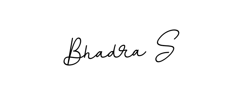 Bhadra S stylish signature style. Best Handwritten Sign (BallpointsItalic-DORy9) for my name. Handwritten Signature Collection Ideas for my name Bhadra S. Bhadra S signature style 11 images and pictures png