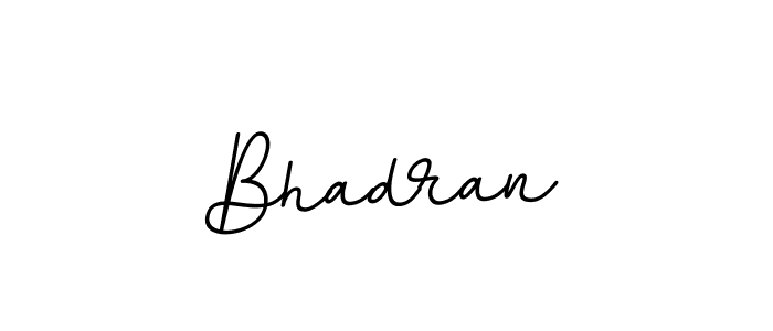 How to make Bhadran name signature. Use BallpointsItalic-DORy9 style for creating short signs online. This is the latest handwritten sign. Bhadran signature style 11 images and pictures png