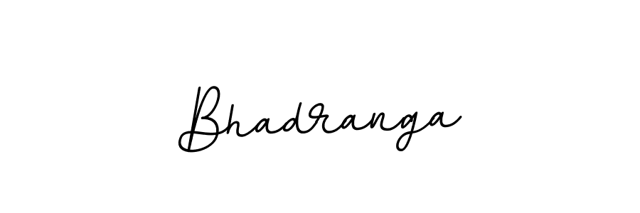 Make a beautiful signature design for name Bhadranga. With this signature (BallpointsItalic-DORy9) style, you can create a handwritten signature for free. Bhadranga signature style 11 images and pictures png