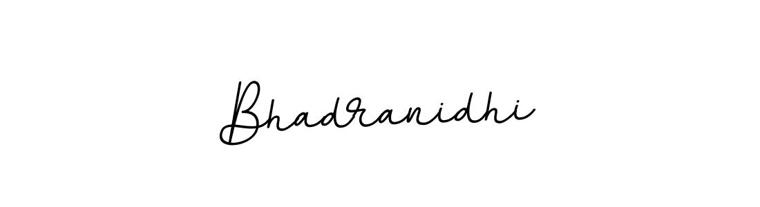 Make a beautiful signature design for name Bhadranidhi. With this signature (BallpointsItalic-DORy9) style, you can create a handwritten signature for free. Bhadranidhi signature style 11 images and pictures png