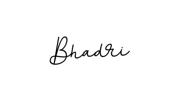 Design your own signature with our free online signature maker. With this signature software, you can create a handwritten (BallpointsItalic-DORy9) signature for name Bhadri. Bhadri signature style 11 images and pictures png