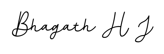 Make a beautiful signature design for name Bhagath H J. Use this online signature maker to create a handwritten signature for free. Bhagath H J signature style 11 images and pictures png