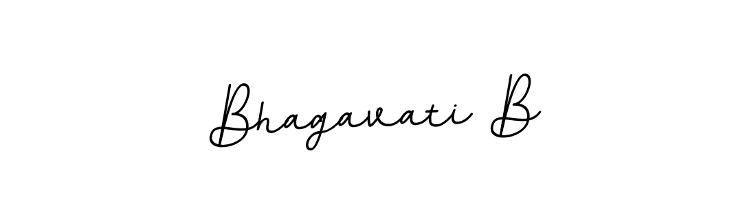 Make a beautiful signature design for name Bhagavati B. With this signature (BallpointsItalic-DORy9) style, you can create a handwritten signature for free. Bhagavati B signature style 11 images and pictures png