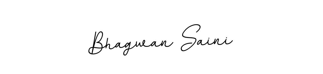 Use a signature maker to create a handwritten signature online. With this signature software, you can design (BallpointsItalic-DORy9) your own signature for name Bhagwan Saini. Bhagwan Saini signature style 11 images and pictures png