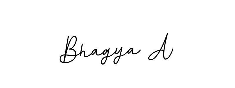 The best way (BallpointsItalic-DORy9) to make a short signature is to pick only two or three words in your name. The name Bhagya A include a total of six letters. For converting this name. Bhagya A signature style 11 images and pictures png