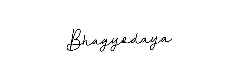 The best way (BallpointsItalic-DORy9) to make a short signature is to pick only two or three words in your name. The name Bhagyodaya include a total of six letters. For converting this name. Bhagyodaya signature style 11 images and pictures png
