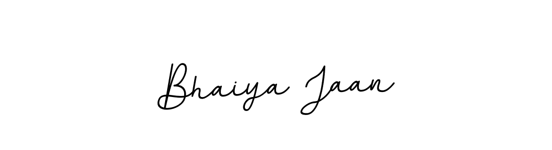 This is the best signature style for the Bhaiya Jaan name. Also you like these signature font (BallpointsItalic-DORy9). Mix name signature. Bhaiya Jaan signature style 11 images and pictures png