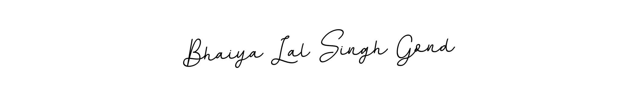 Make a beautiful signature design for name Bhaiya Lal Singh Gond. With this signature (BallpointsItalic-DORy9) style, you can create a handwritten signature for free. Bhaiya Lal Singh Gond signature style 11 images and pictures png