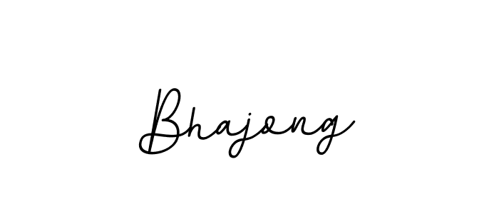 How to make Bhajong name signature. Use BallpointsItalic-DORy9 style for creating short signs online. This is the latest handwritten sign. Bhajong signature style 11 images and pictures png