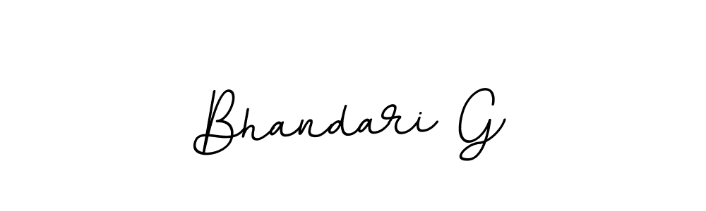 if you are searching for the best signature style for your name Bhandari G. so please give up your signature search. here we have designed multiple signature styles  using BallpointsItalic-DORy9. Bhandari G signature style 11 images and pictures png