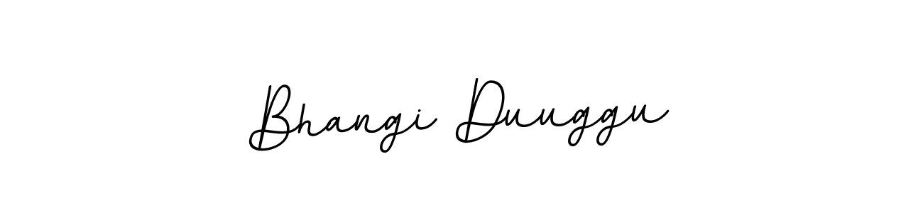 Design your own signature with our free online signature maker. With this signature software, you can create a handwritten (BallpointsItalic-DORy9) signature for name Bhangi Duuggu. Bhangi Duuggu signature style 11 images and pictures png