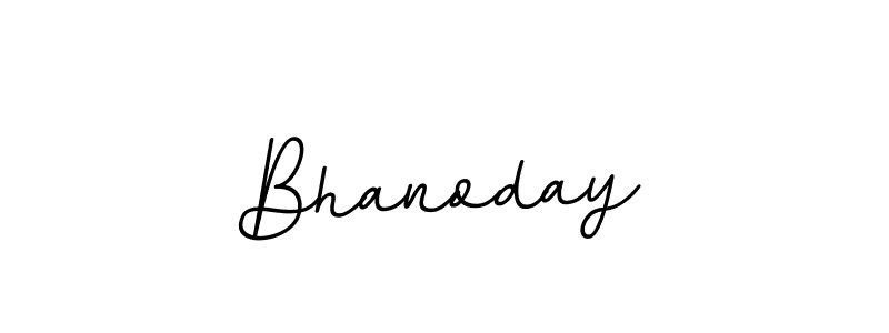 How to make Bhanoday name signature. Use BallpointsItalic-DORy9 style for creating short signs online. This is the latest handwritten sign. Bhanoday signature style 11 images and pictures png