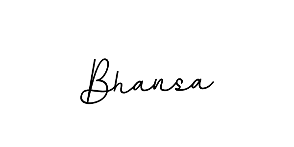 It looks lik you need a new signature style for name Bhansa. Design unique handwritten (BallpointsItalic-DORy9) signature with our free signature maker in just a few clicks. Bhansa signature style 11 images and pictures png