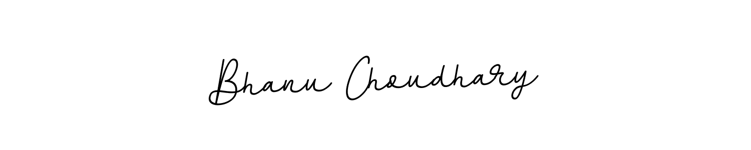 Make a beautiful signature design for name Bhanu Choudhary. With this signature (BallpointsItalic-DORy9) style, you can create a handwritten signature for free. Bhanu Choudhary signature style 11 images and pictures png