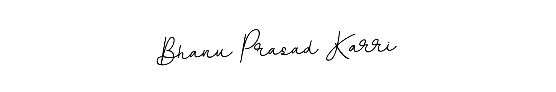 Bhanu Prasad Karri stylish signature style. Best Handwritten Sign (BallpointsItalic-DORy9) for my name. Handwritten Signature Collection Ideas for my name Bhanu Prasad Karri. Bhanu Prasad Karri signature style 11 images and pictures png