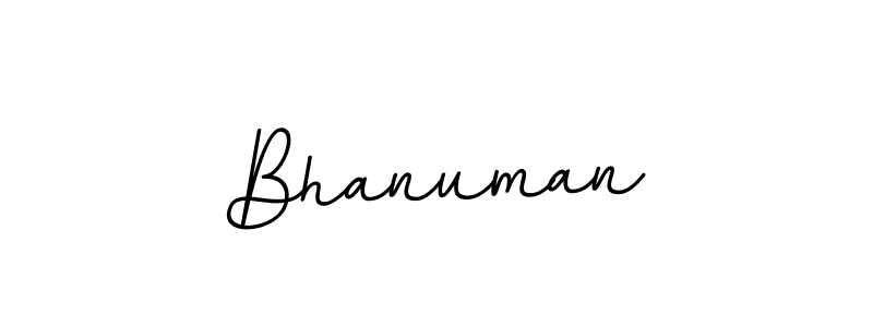 How to make Bhanuman name signature. Use BallpointsItalic-DORy9 style for creating short signs online. This is the latest handwritten sign. Bhanuman signature style 11 images and pictures png