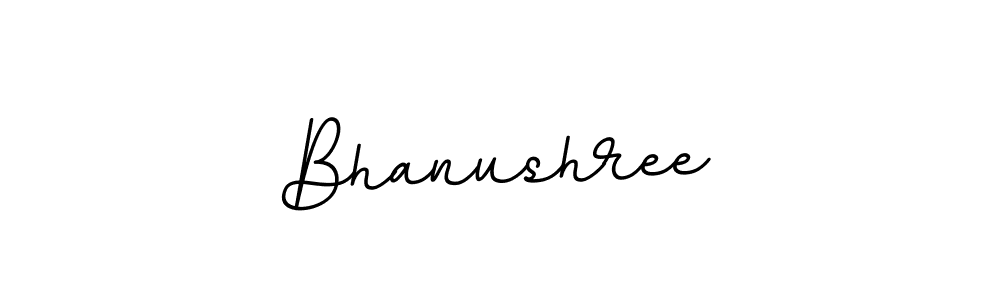 if you are searching for the best signature style for your name Bhanushree. so please give up your signature search. here we have designed multiple signature styles  using BallpointsItalic-DORy9. Bhanushree signature style 11 images and pictures png