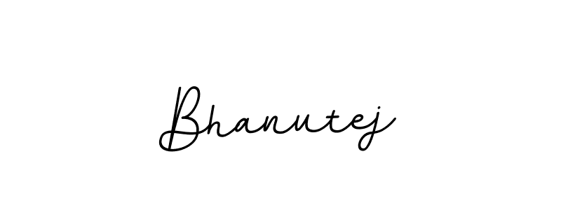 Create a beautiful signature design for name Bhanutej. With this signature (BallpointsItalic-DORy9) fonts, you can make a handwritten signature for free. Bhanutej signature style 11 images and pictures png