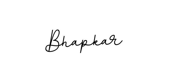 Design your own signature with our free online signature maker. With this signature software, you can create a handwritten (BallpointsItalic-DORy9) signature for name Bhapkar. Bhapkar signature style 11 images and pictures png