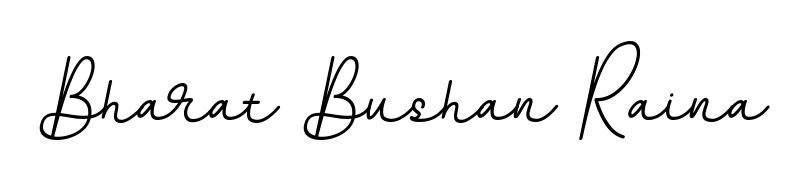 Give your name Bharat Bushan Raina an exquisite flair with the BallpointsItalic-DORy9 script font. Ideal for contracts, resumes, and formal letterheads. Bharat Bushan Raina signature style 11 images and pictures png