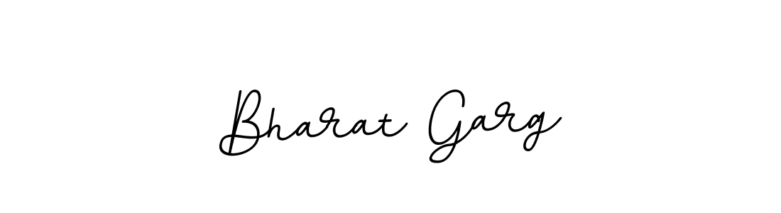 Create a beautiful signature design for name Bharat Garg. With this signature (BallpointsItalic-DORy9) fonts, you can make a handwritten signature for free. Bharat Garg signature style 11 images and pictures png