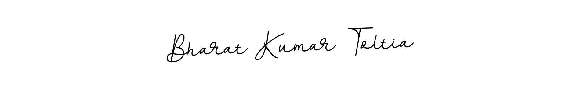 Use a signature maker to create a handwritten signature online. With this signature software, you can design (BallpointsItalic-DORy9) your own signature for name Bharat Kumar Toltia. Bharat Kumar Toltia signature style 11 images and pictures png