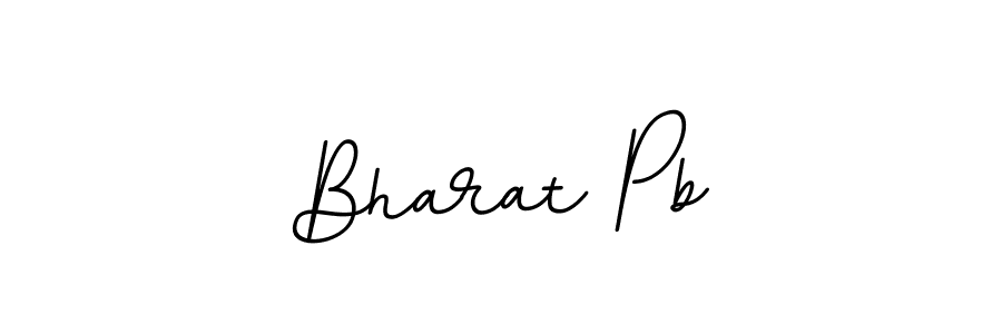 How to make Bharat Pb name signature. Use BallpointsItalic-DORy9 style for creating short signs online. This is the latest handwritten sign. Bharat Pb signature style 11 images and pictures png