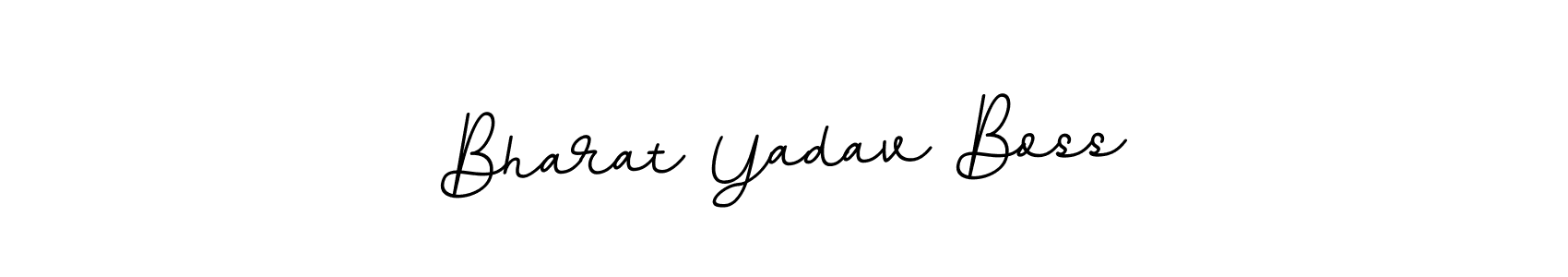 Use a signature maker to create a handwritten signature online. With this signature software, you can design (BallpointsItalic-DORy9) your own signature for name Bharat Yadav Boss. Bharat Yadav Boss signature style 11 images and pictures png